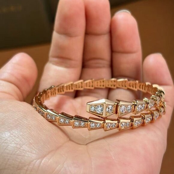 BVLGARI Snake Bracelet Diamonds - Picture 3 of 6